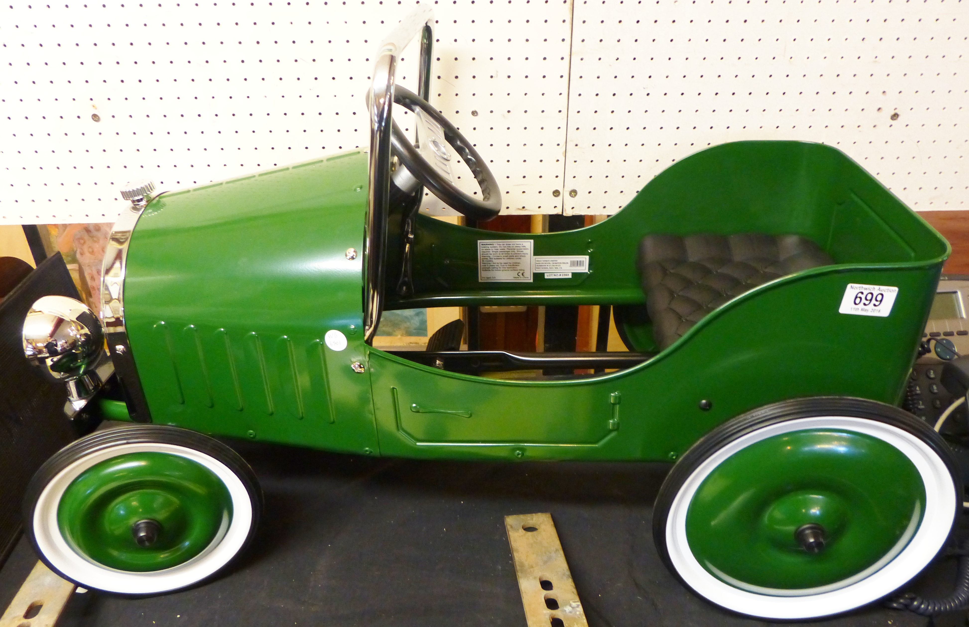 PEDAL CAR. Childs toy pedal car, L ~ 26cm