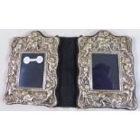 SILVER FRAME. Silver double photograph frame