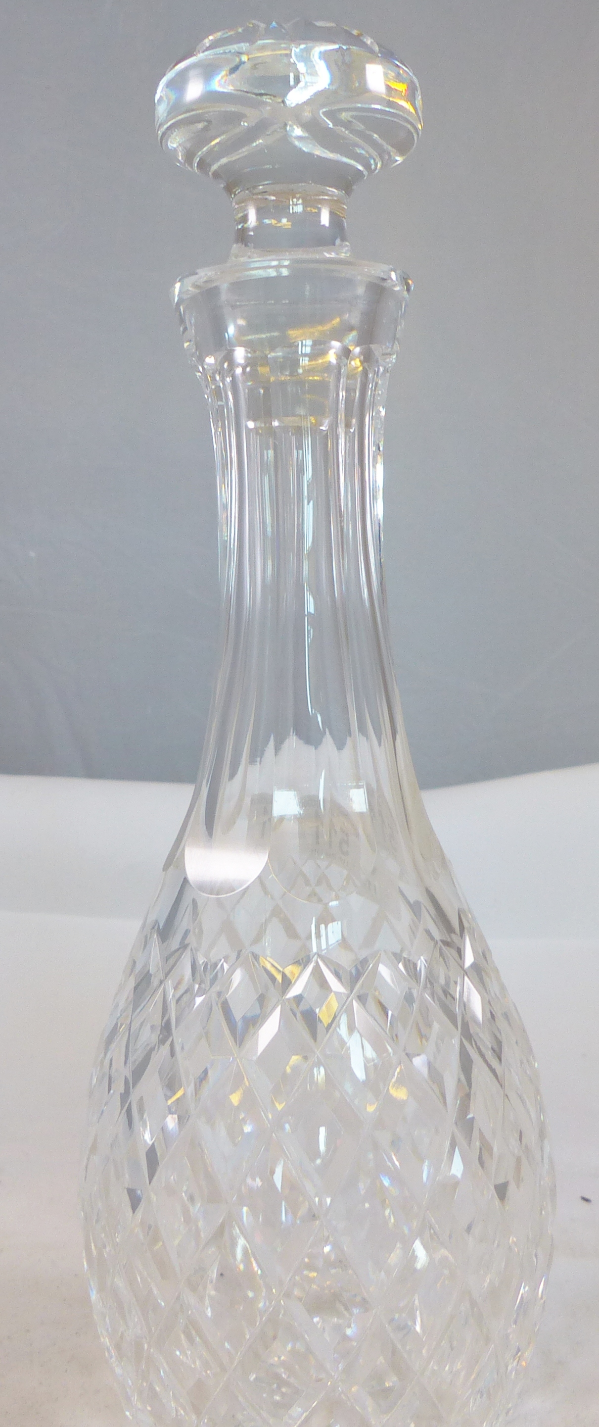 WATERFORD DECANTER. Waterford crystal decanter, H ~ 29cm