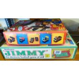 MIXED GAMES. Waddingtons Jimmy electronic football game and Big Truck construction set