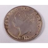 QUEEN VICTORIA HALF CROWN. Queen Victoria 1879 half crown