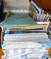 POSTCARDS. Box of mixed unsorted postcards