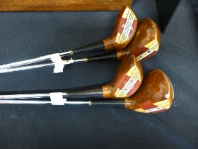 FOUR PRIMA GOLF CLUBS. Four Prima American golf clubs