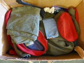 MILITARY CLOTHING. Box of mixed military clothing