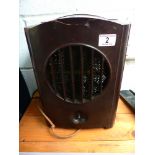 Vintage G.E.C bakelite fan heater A/F