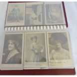 ALBUM OF POSTCARDS. Album of postcards relating to Miss Marie Studholme