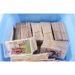 CIGARETTE CARDS. Six hundred and seventy five end number cigarette cards in fair to good