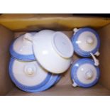 VICTORIAN DINNERWARE. Victorian dinnerware, W Hulme Princess pattern