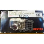 PENTAX CAMERA KIT. Pentax digital camera kit E1~2000, boxed