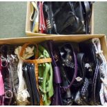 ASSORTED LADIES HANDBAGS. Two boxes of assorted ladies handbags including Next