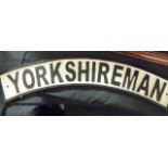 CAST IRON SIGN. Cast iron Yorkshireman sign