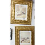 DOG PICTURES. Two framed and glazed pictures of dogs