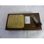 MORSE CODE KEY. Wooden Morse Code key