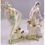 ROYAL DOULTON FIGURINES. Two Royal Doulton figurines, Daisy HN3804 and Charlotte HN3794