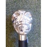 WALKING STICK. Skull handle walking stick