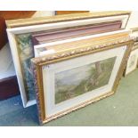 MIXED PICTURES. Quantity of mixed framed printed pictures