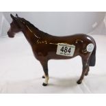 BESWICK HORSE. Brown Beswick Bois Roussell horse