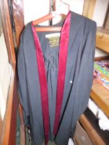 GOWN. Ede & Ravenscroft graduation gown