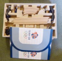 SCALEXTRIC. Scalextric Velodrome cycling set, Team GB Olympics example