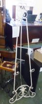 EASEL. Large white painted easel