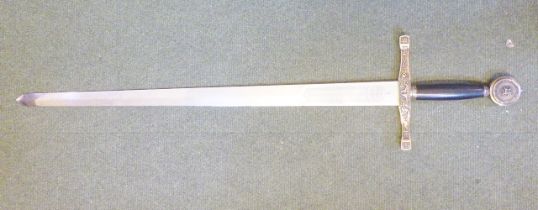 REPRODUCTION EXCALIBER SWORD. Reproduction King Arthur Excaliber sword, blade length ~ 90cm
