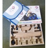 SCALEXTRIC. Scalextric Velodrome cycling set, Team GB Olympics example