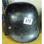 WWII HELMET. WWII German fire/police helmet, lacking liner