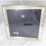 SILVER PHOTOGRAPH FRAME. Silver photograph frame, 25 x 25cm