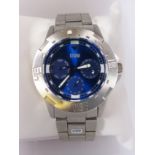 GENTS BOXED STORM WATCH. Gents Storm wristwatch with box, working at lotting up