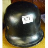 WWII HELMET. WWII German fire/police helmet with liner