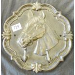 CAST IRON. Cast iron horses head coat rack, D ~ 28cm