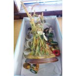 BORDER FINE ARTS. Tray of assorted miniature glazed Border Fine Arts figurines