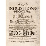 Russland - - Acta des Inquisitions-Processes, So zu St. Petersburg Wider den Czaarowitz Herrn