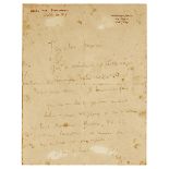 Cocteau, Jean. Eigenhändiger, einseitiger Brief an die Malerin Marie Vassilieff. Paris, Studio