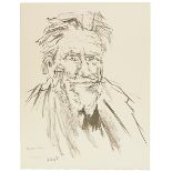 Kokoschka, Oskar - - Pound, Ezra. The Seafarer. From the anglo-saxon. With a portrait of the poet by