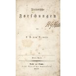 Europa - Italien - - Rumohr, Carl Friedrich von. Italienische Forschungen. 3 Bände. Berlin, Nicolai,