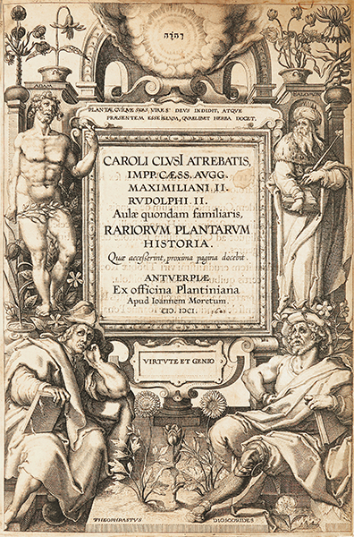 Biologie - Botanik - - Clusius, Carolus (das ist: Charles de L'Ecluse). Rariorum plantarum historia.