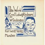 Kirchner, Ernst Ludwig - - Grohmann, Will. Das Werk Ernst Ludwig Kirchners. Mit 5 blau (Titel in