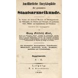 Medizin - Pharmazie - - Most, Georg Friedrich. Ausführliche Encyklopädie der gesammten