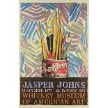 Johns, Jasper. Savarin. Farboffset-Plakat auf stärkerem Papier zur Ausstellung im Whitney Museum
