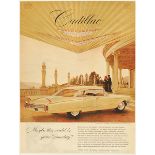 Werbung - Automobile - - Cadillac. Sammlung von 13 farbigen Werbeseiten aus einer amerikanischen