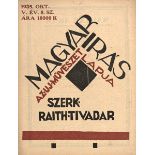 Ungarische Avantgarde - - Magyar írás (Ungarische Schrift). 5. Jg., Nr. 8. Szerkeszti (