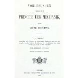 Physik - - Boltzmann, Ludwig. Vorlesungen ueber die Prinzipe der Mechanik. 2 Bände. Mit 26