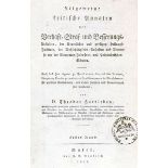 Rechtswissenschaft - - Hartleben, Theodor Konrad. Allgemeine kritische Annalen der Verhaft-,