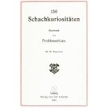 Schach - - Fünf Bände zum Schachspiel in Originalausgaben. Verschiedene Formate und Einbände (