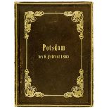 Potsdam, den 9. Februar 1865. Dem Herrn Hauplehrer David Gentz zum 50jährigen Dienst-Jubiläum. Mappe