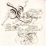 Roß-Artzeney. Büchlein worinnen lauter experimentirte Curen befindlich. Deutsche Handschrift auf