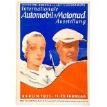 Brauchitsch, Manfred von. Eigenhändige Signatur. Auf der ersten Seite von: Internationale Automobil-