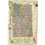Illuminiertes Breviermanuskript. (Wohl Österreich, Februar-Mai 1479.) Lateinische Handschrift auf
