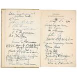 Nationalsozialismus - - Sammlung von ca. 35 eigenhändigen Signaturen von NS-Industriellen und NS-